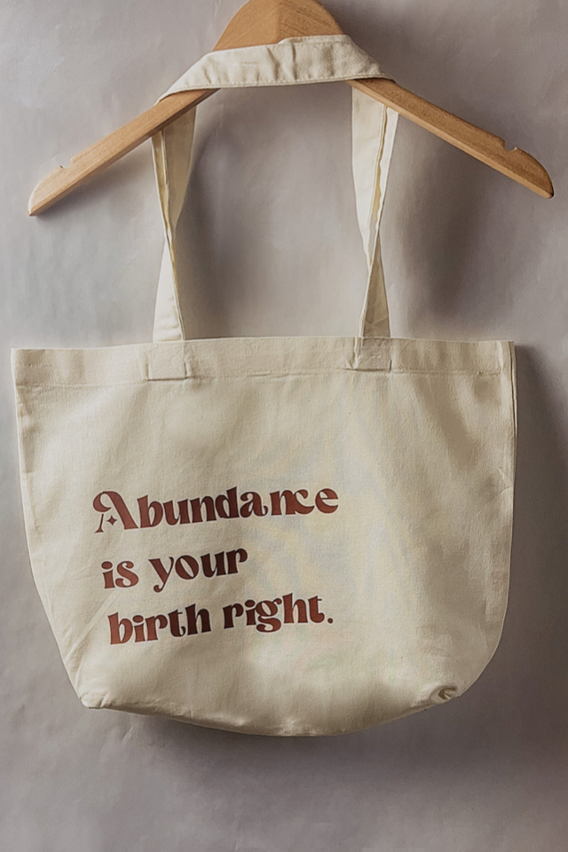 Abundance Canvas Tote